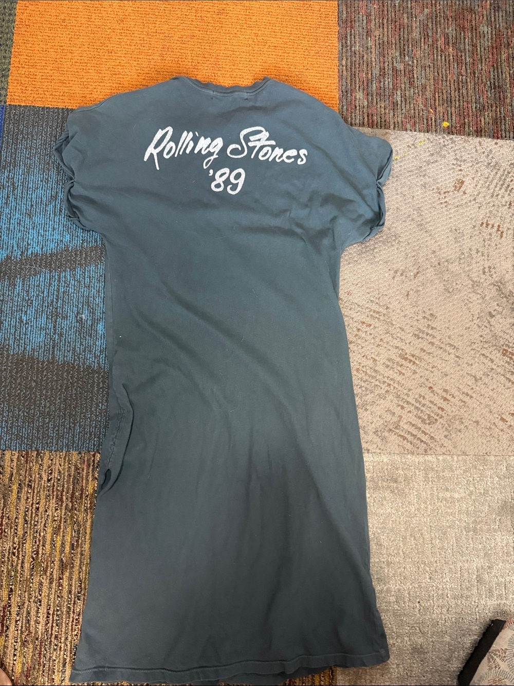Daydreamer for Free People Rolling Stones tshirt dress grey small - Picture 6 of 6